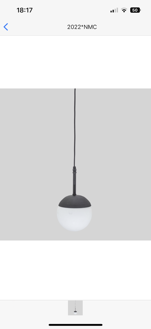 COLGANTE PALITO SIENA 1 LUZ NEGRO
